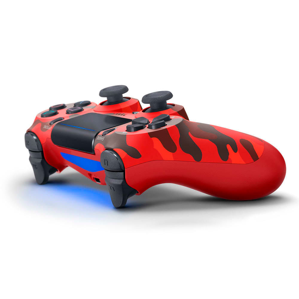 Mando Ps4 Camuflado Control Recargable Rojo inalalambrico I Oechsle -  Oechsle