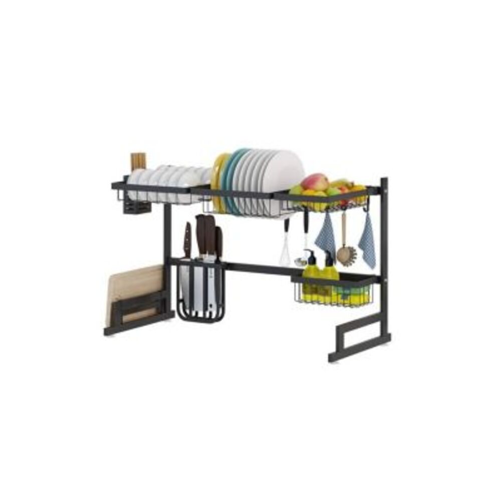 Escurridor Organizador de Platos Acero Carbono Inoxidable 85 CM