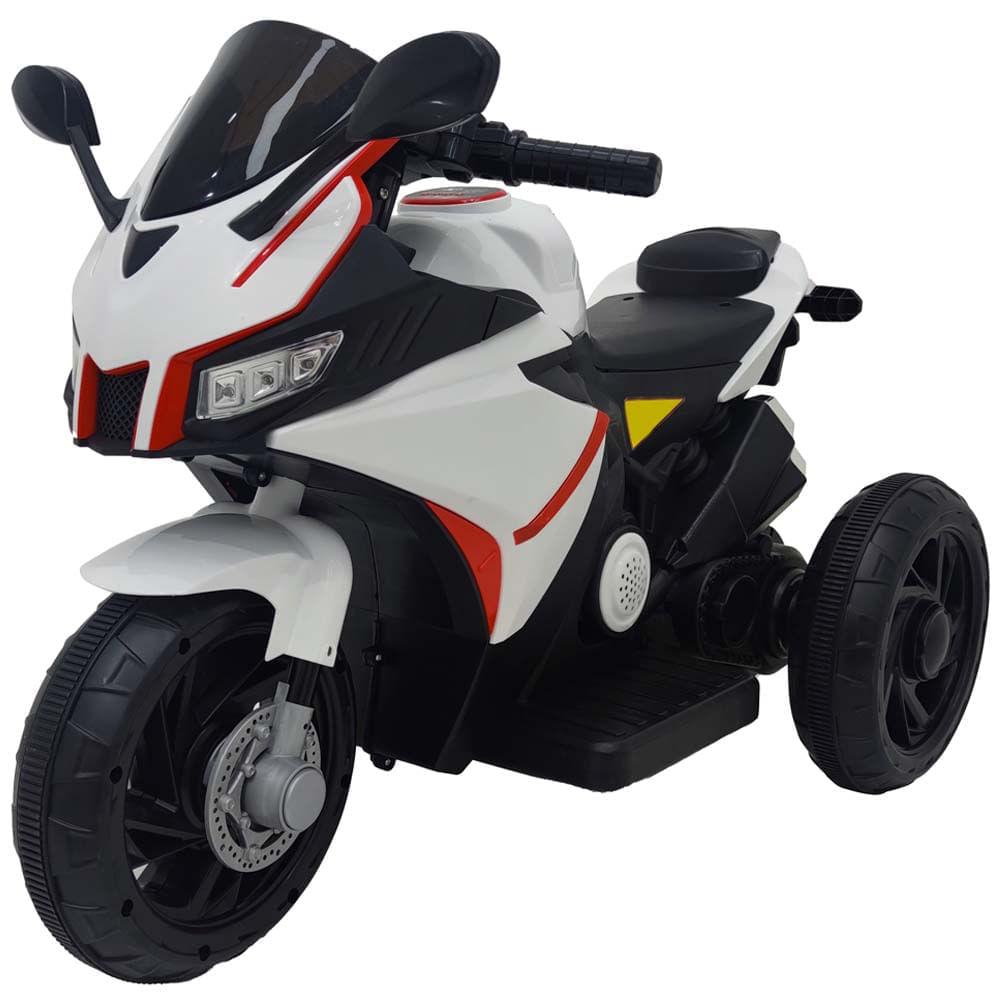 Motocicleta a Batería de Juguete BABY KINGDOM BZ1166 Blanco