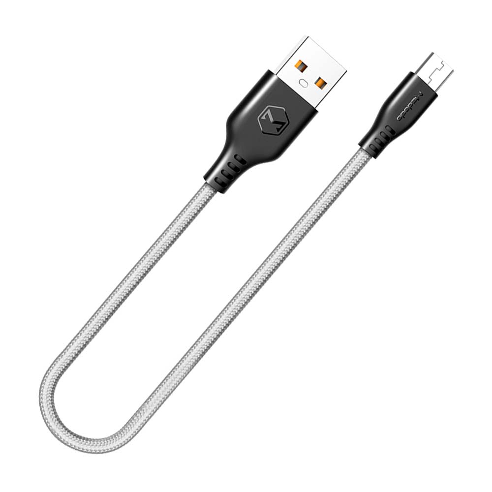 Cable Micro Usb Warrior 1M Gris