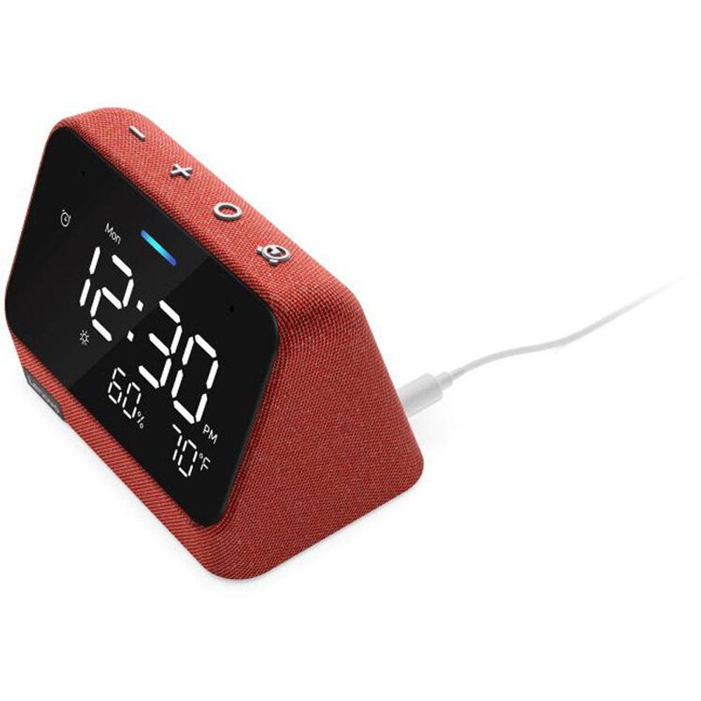 Reloj despertador digital de madera luz led roja — Importadora USA