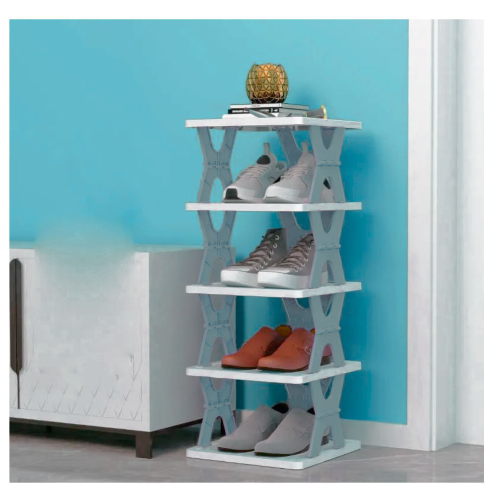 Organizador de Zapatos Zapatera 5 Pisos ajustable Shoe Rack for