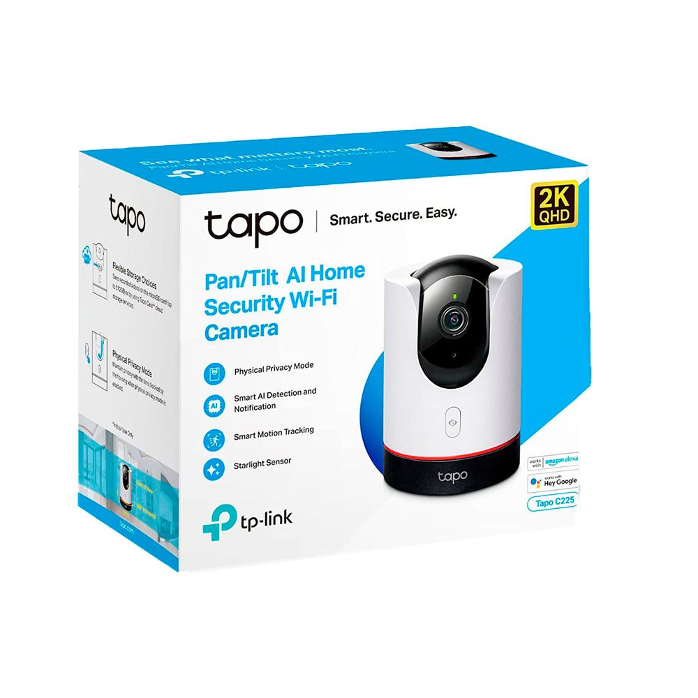 TP-Link Tapo 2K QHD Pan/Tilt Wi-Fi Cámara | Apple HomeKit | Modo de  privacidad física | Visión nocturna a color | Seguimiento de movimiento |  Audio de