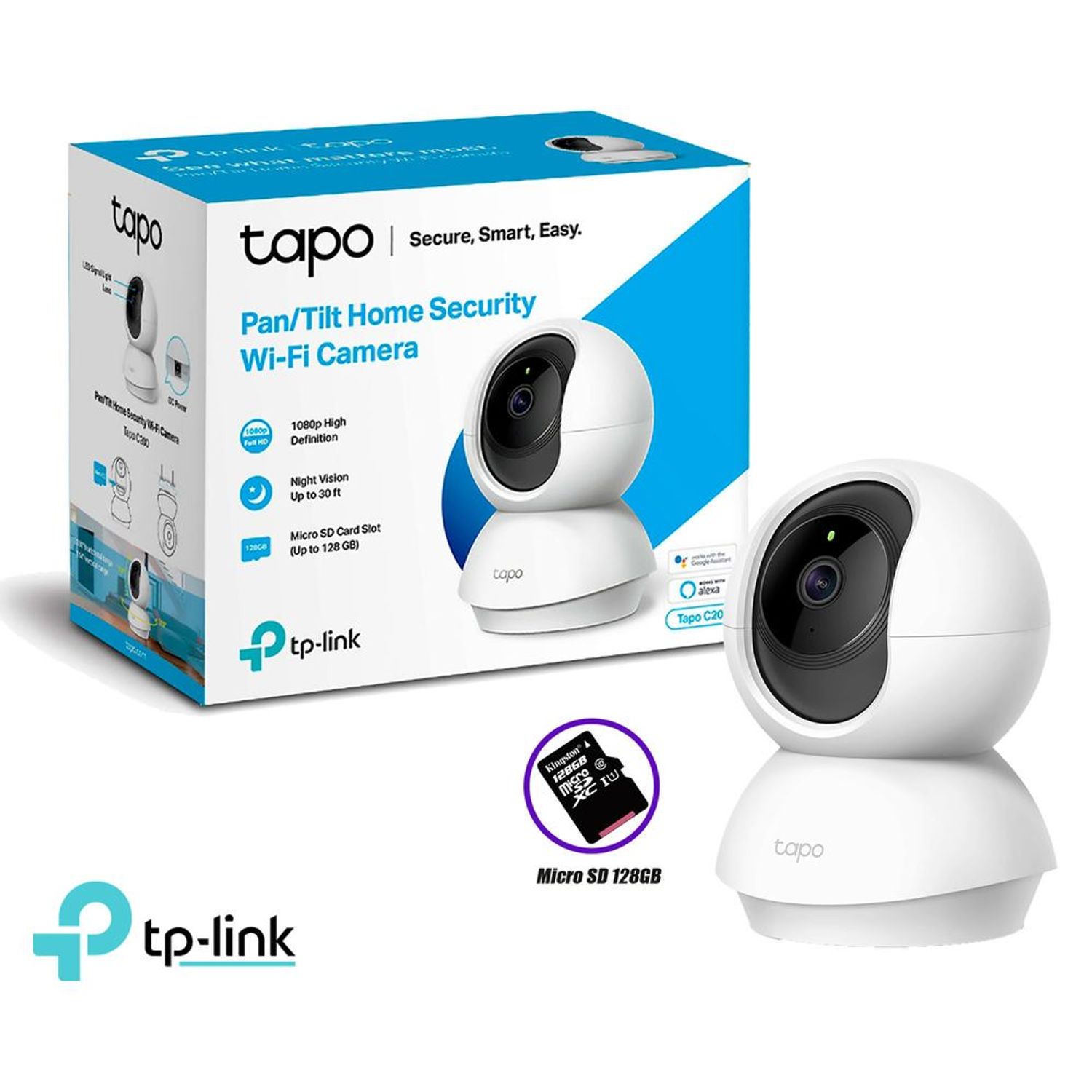 Cámara De Seguridad Tp-link Tapo C200 Wifi Interior Full Hd 1080p - Comprá  en San Juan