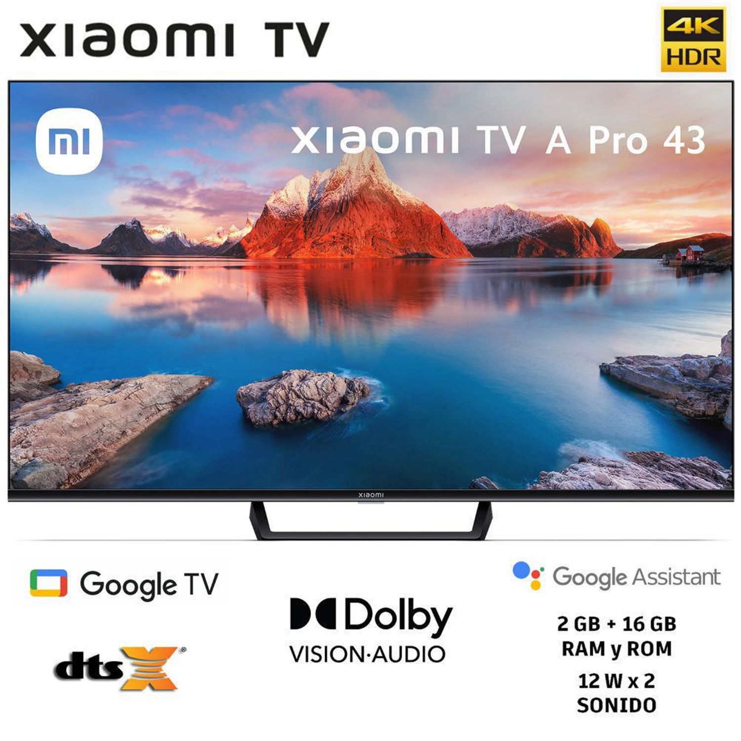 Televisor Xiaomi TV 43 pulgadas UHD XIAOMI