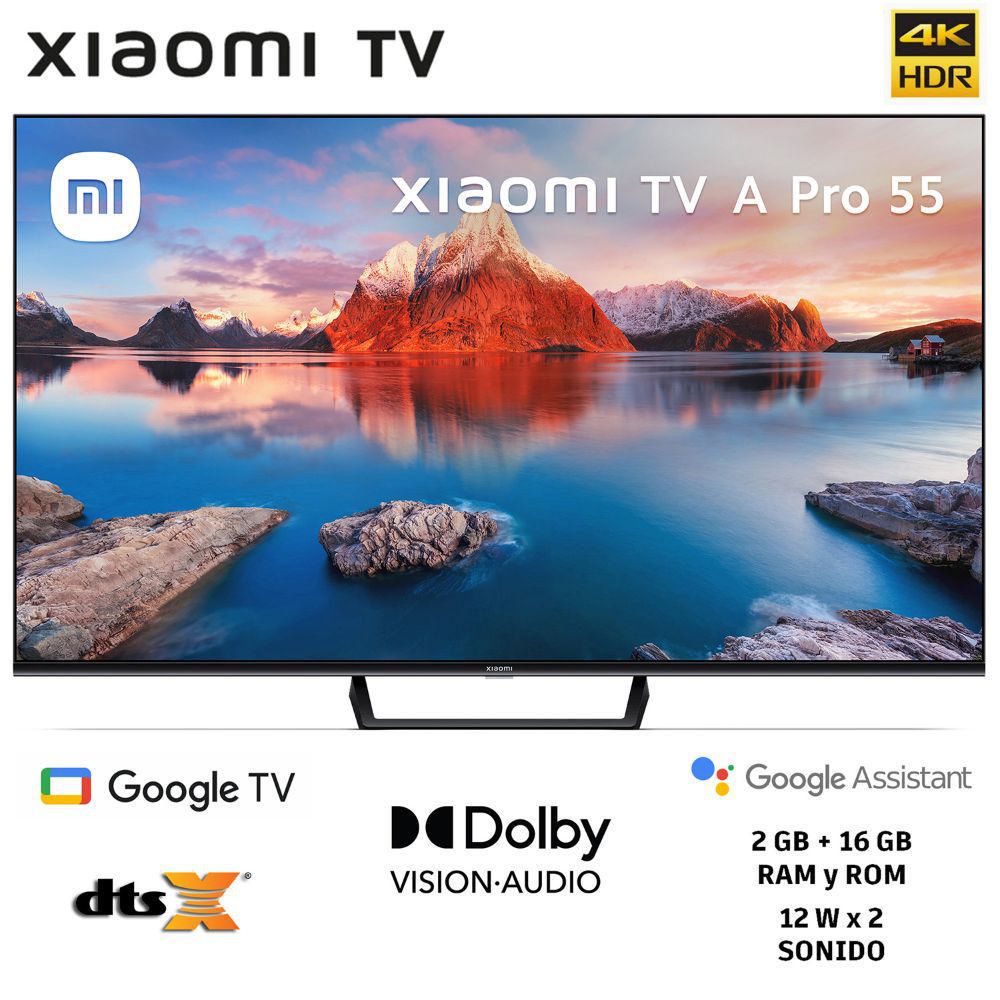 Televisión Xiaomi Tv A Pro 55 4k Uhd
