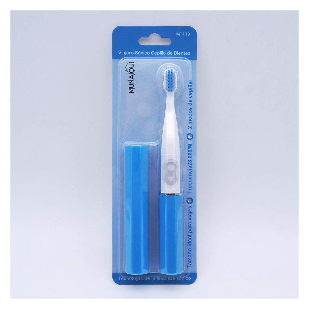 Cepillo Dental Sónico con Vibraciones Marca Munaiqui Color Azul I