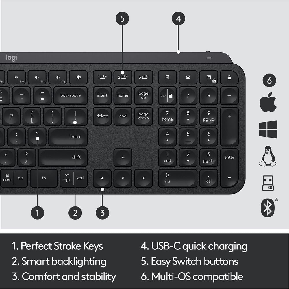 Mx keys logitech online peru