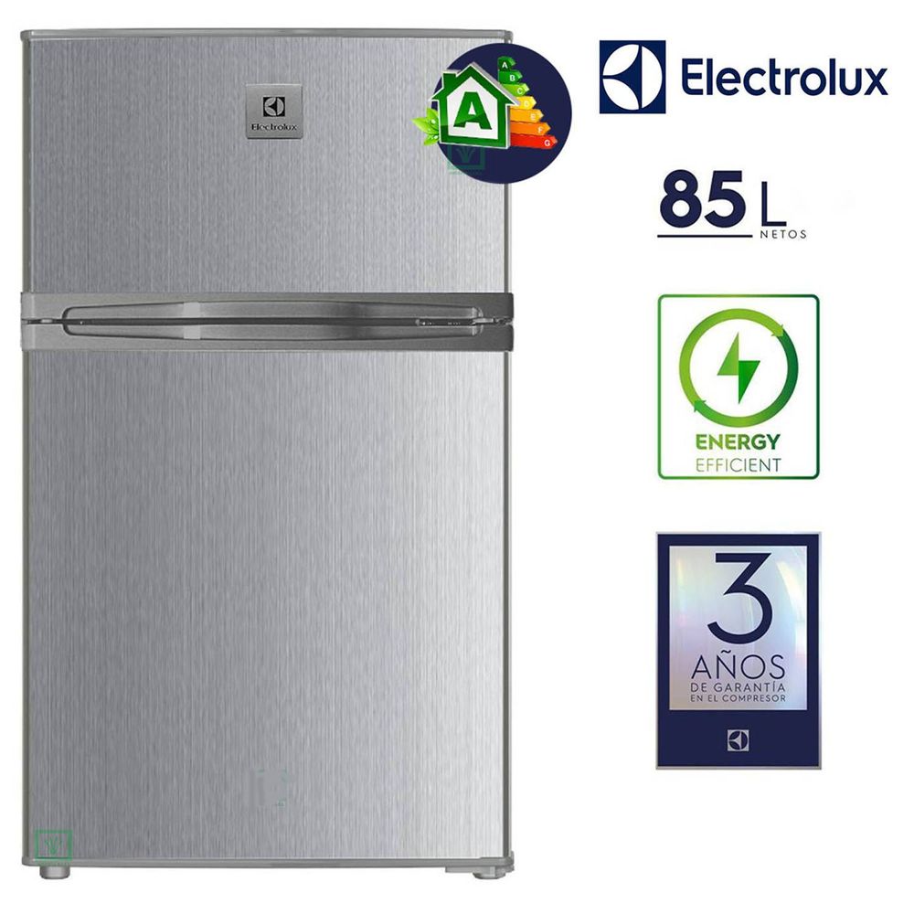 Frigobar 85Lts Doble Puerta Electrolux ERTM87G2HQS Gris