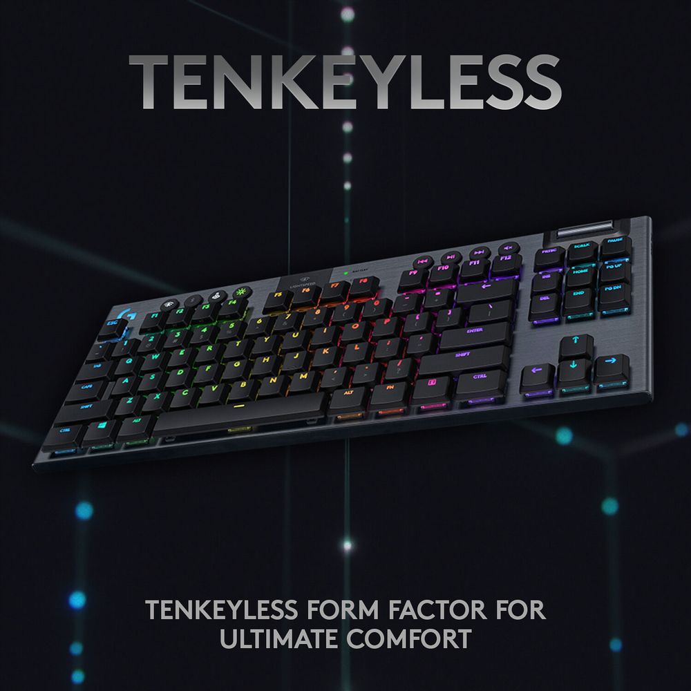 Teclado mecánico inalámbrico discount rgb lightspeed g915