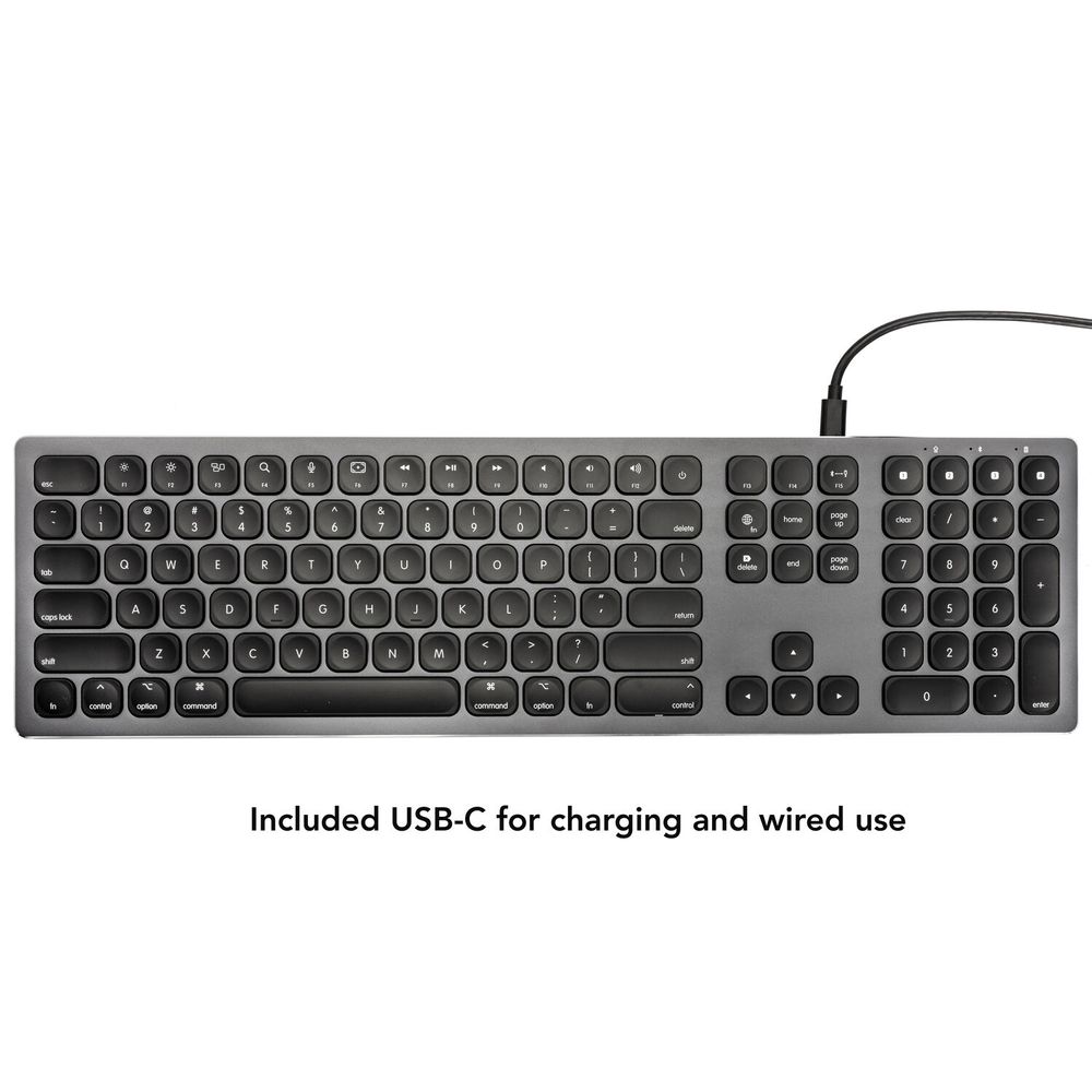 Teclado Inalámbrico Bluetooth Xcellon para Mac Gris Espacial - Oechsle