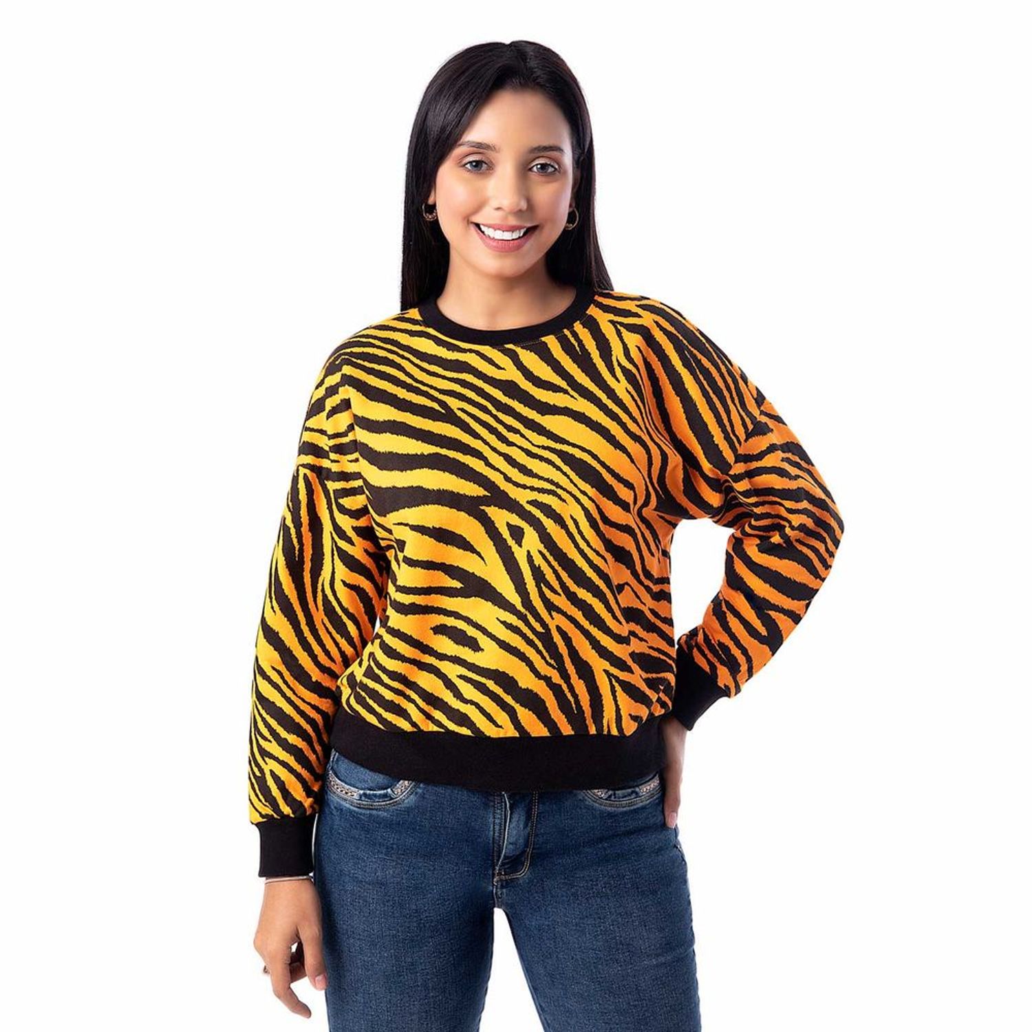 Polera Zebrinya S Franela Mujer Pionier Naranja L I Oechsle Oechsle