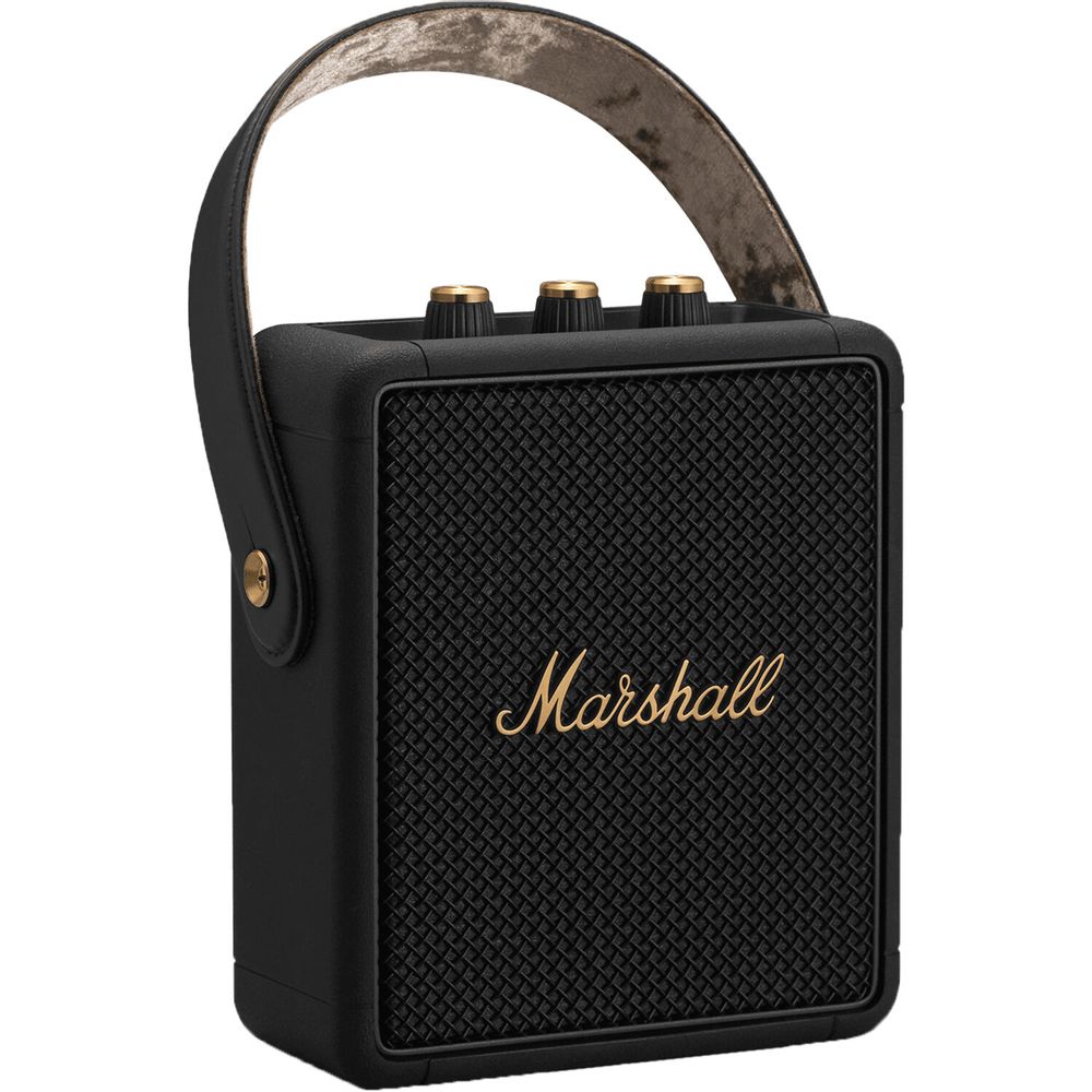 Marshall Stockwell II Altavoz Bluetooth portátil (negro/latón)