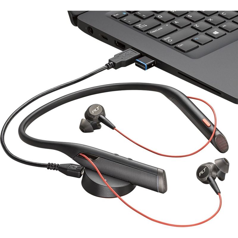Auricular Bluetooth Plantronics Voyager Focus UC con adaptador USB tipo C  para aplicaciones UC estándar