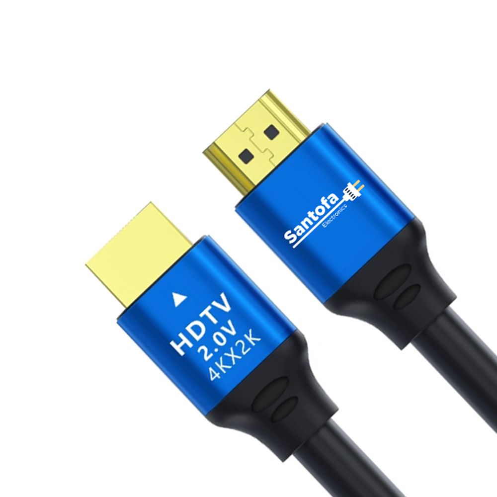 Cable HDMI 2.0 3 Metros SANTOFA Ultra HD 3D 4K 60hz 2160P PVC - Promart