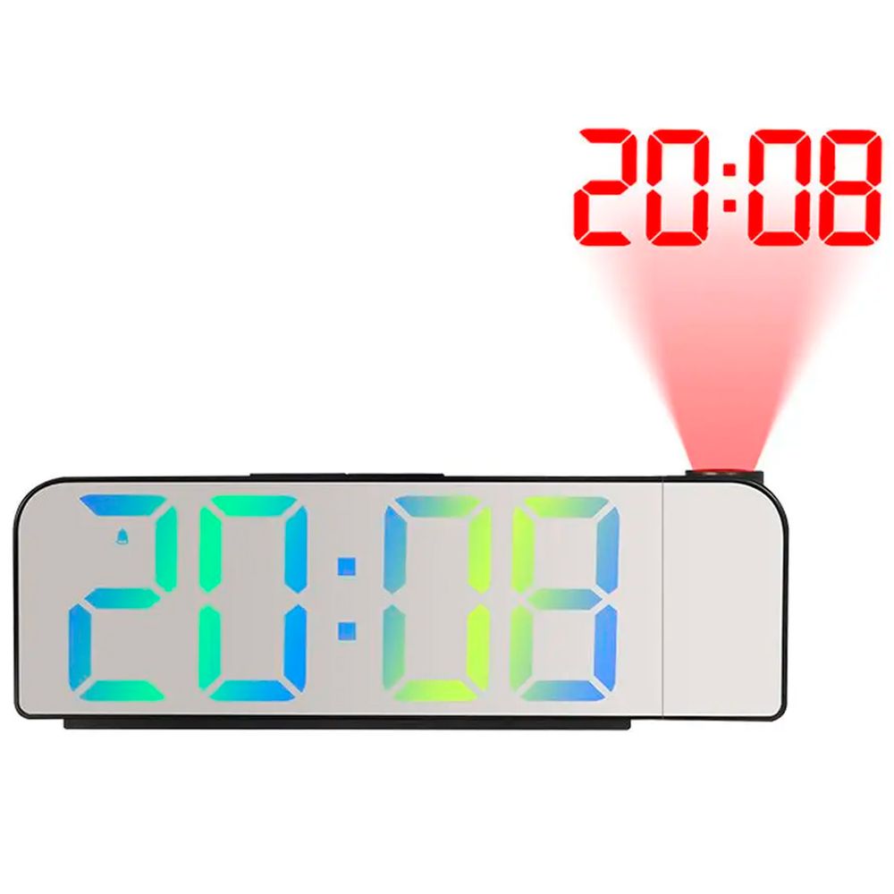 Reloj Proyector Multicolor Digital 180° Azul