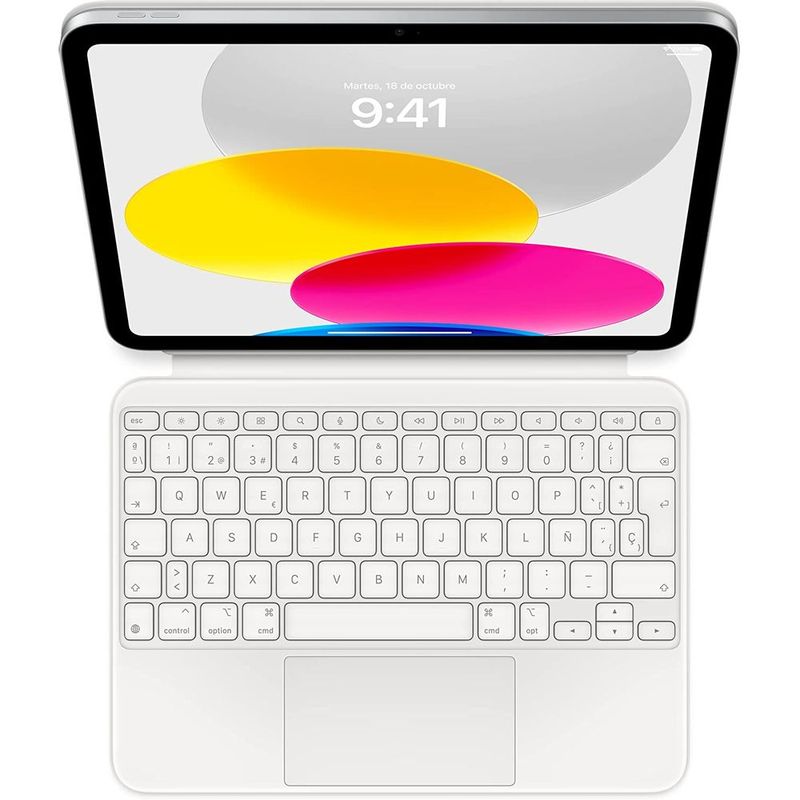 Teclado Apple Magic para Ipad Pro 12.9 Gen 3 6 Inglés de Ee. Uu. Blanco I  Oechsle - Oechsle