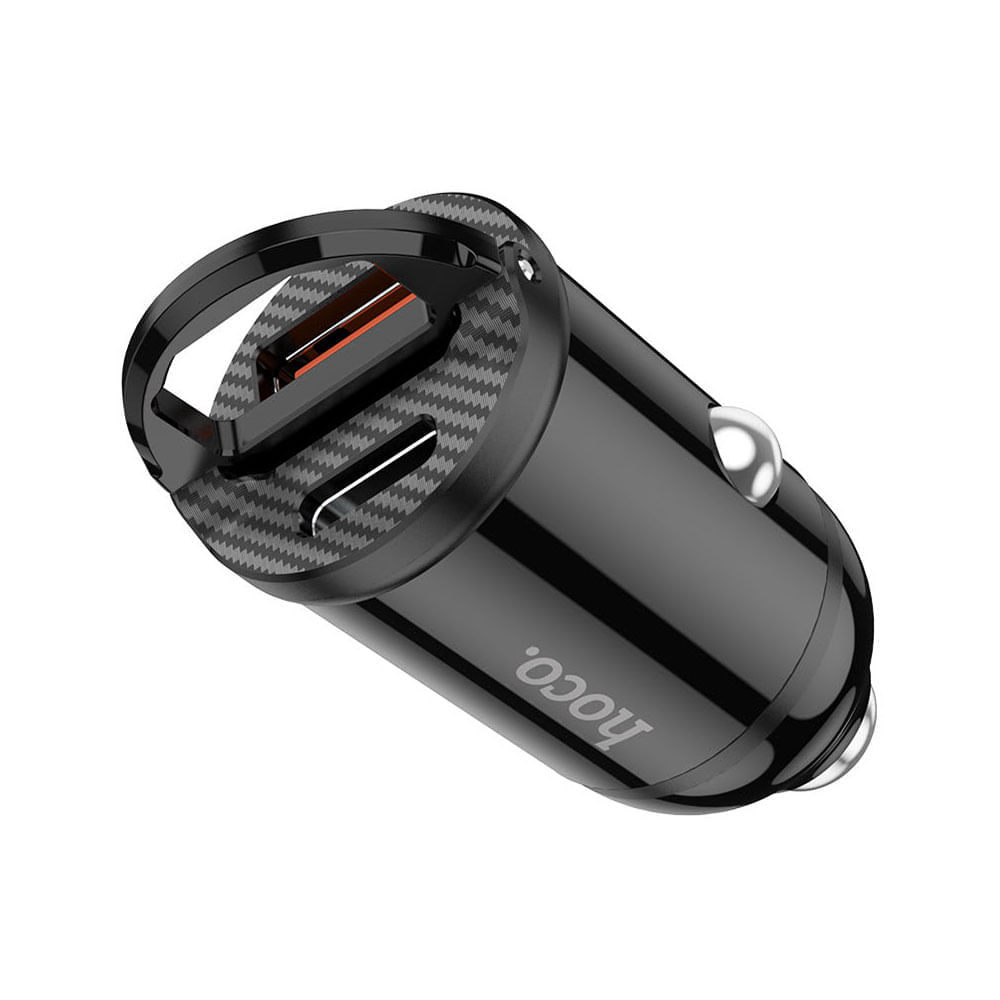 Cargador Set USB a Tipo C Hoco NZ2 30W Carga rápida Negro De Alta Calidad y Durabilidad