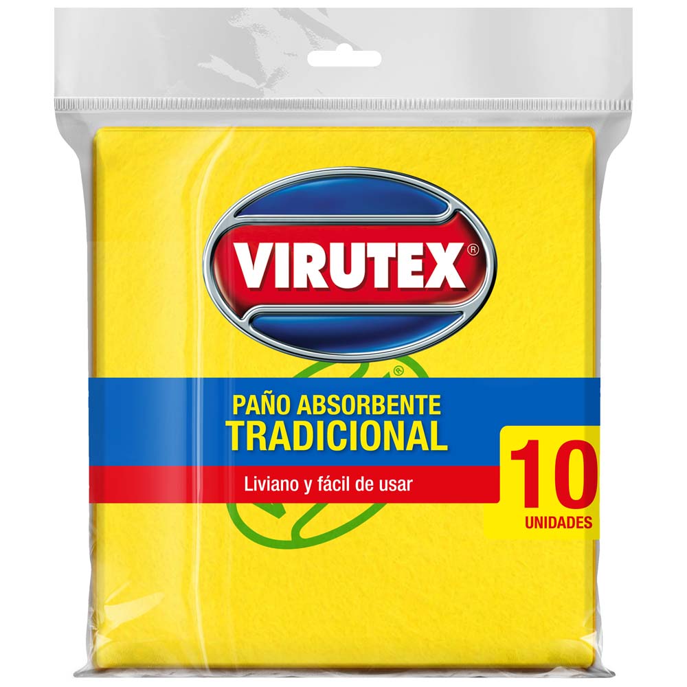 Paño Amarillo VIRUTEX Paquete 10un