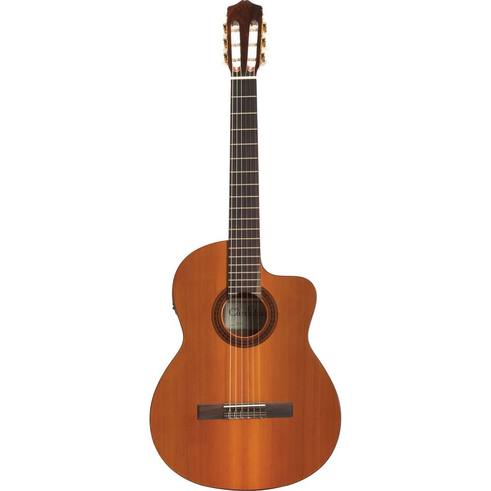 Guitarra Acústica Eléctrica de Cuerdas de Nylon de Cuerpo Delgado Cordoba C5 Cet de La Serie Iberia