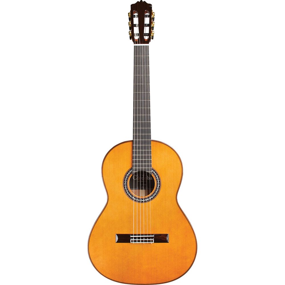 Guitarra Clásica de Cuerdas de Nylon Cordoba C9 Parlor Luthier Series 7 8 Tamaño Fondo y Laterales