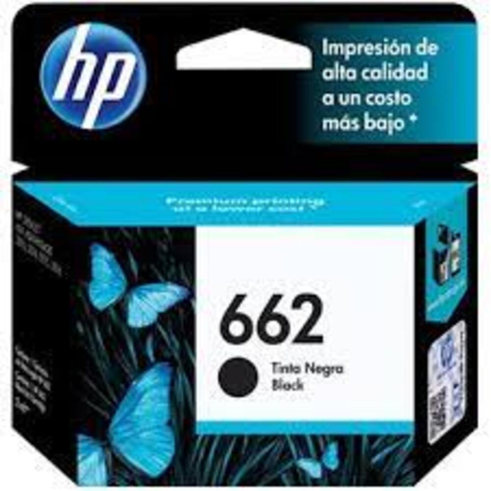 Cartucho de Tinta HP 662 Negro CZ103AL Original