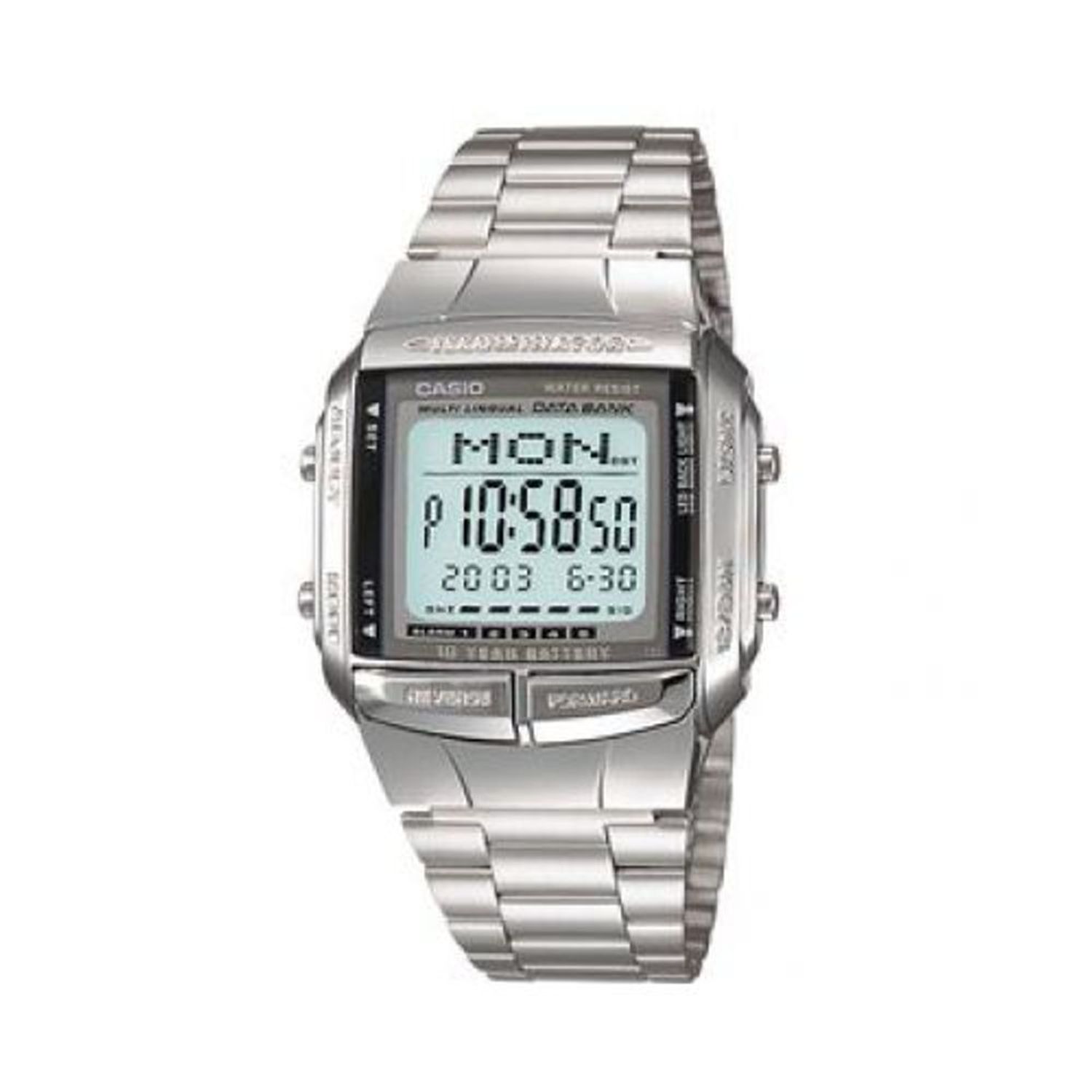 Reloj Casio digital retro hombre plateado