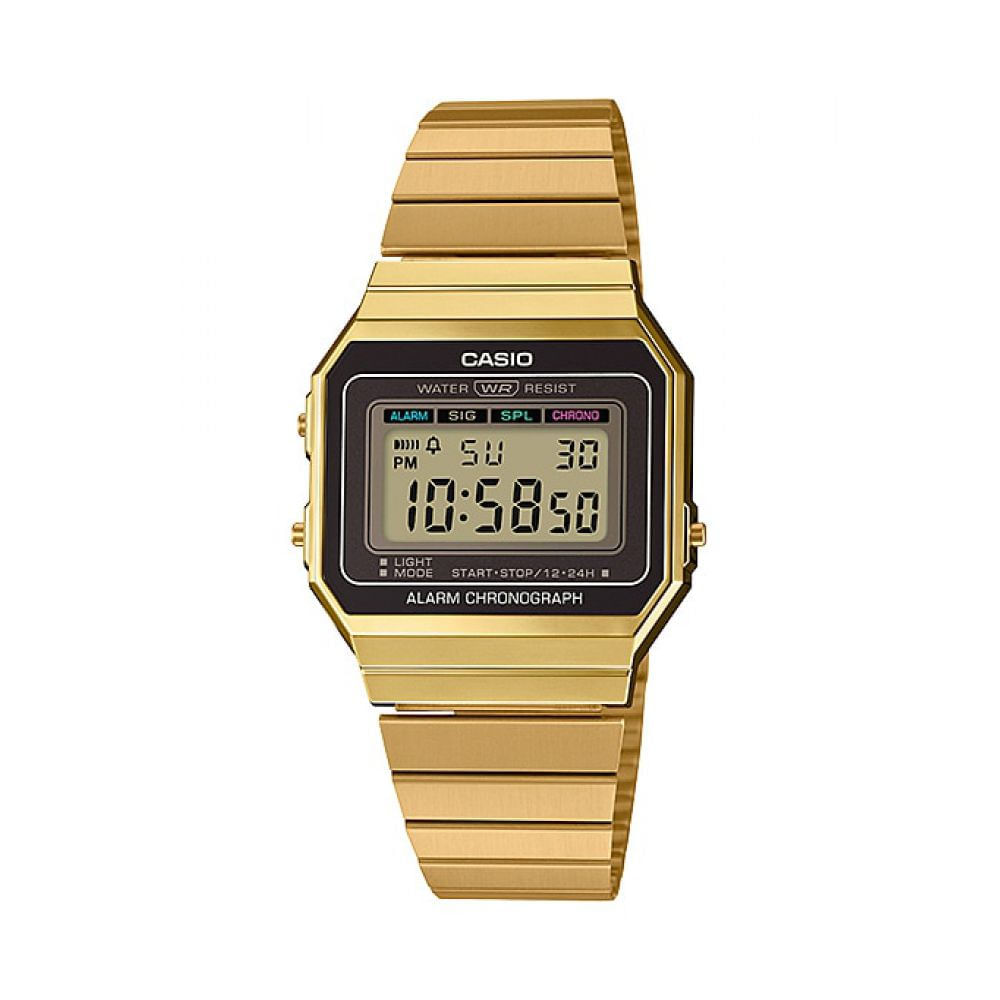 Reloj Casio Unisex digital dorado grande