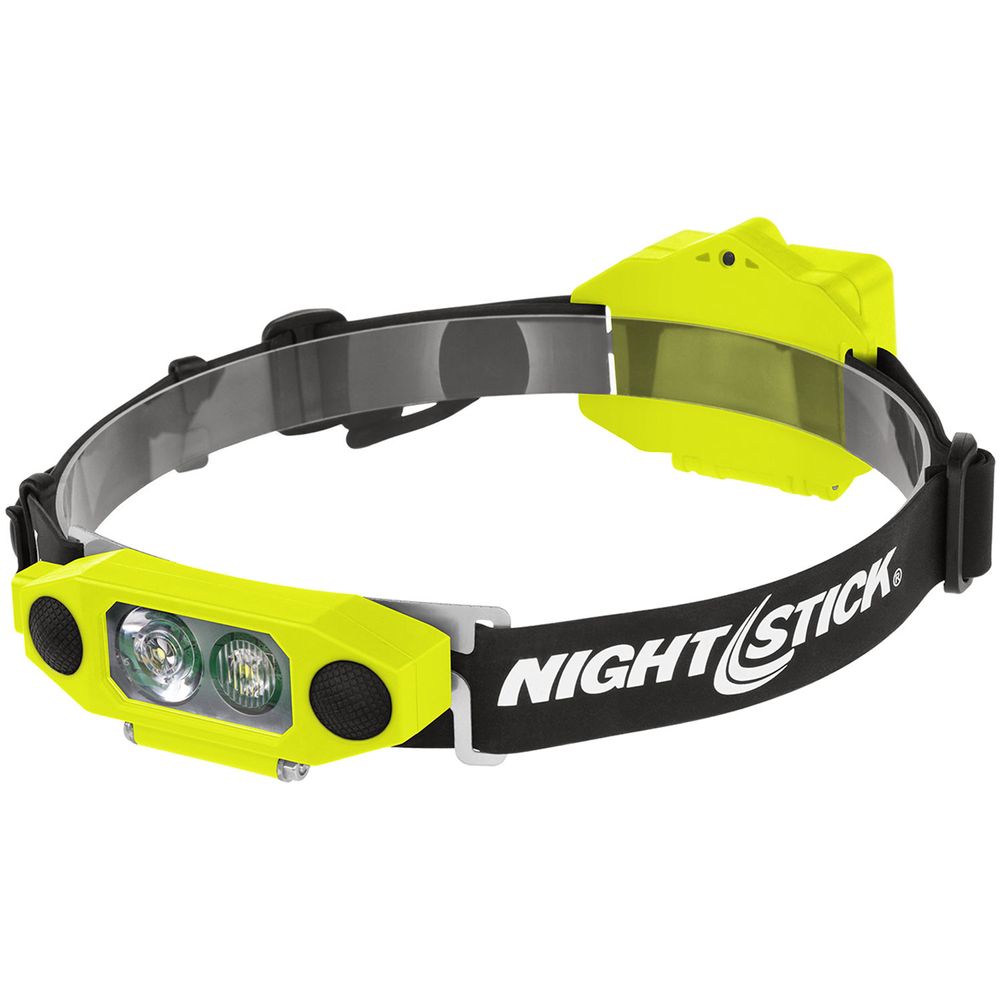 Linterna Frontal Nightstick Xpp 5462Gx Intrinsically Safe de Perfil bajo con Doble Luz Verde