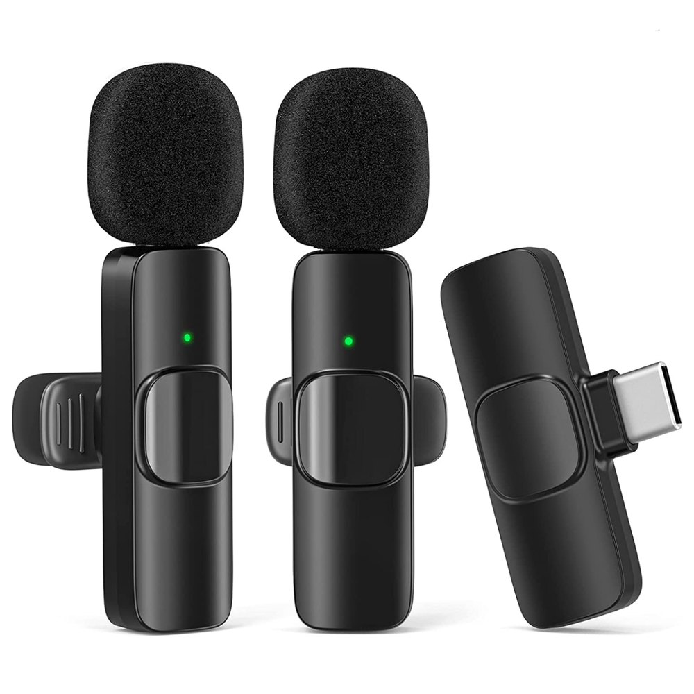 Microfono Inalambrico Profesional Solapero Dual Usb C I Oechsle - Oechsle