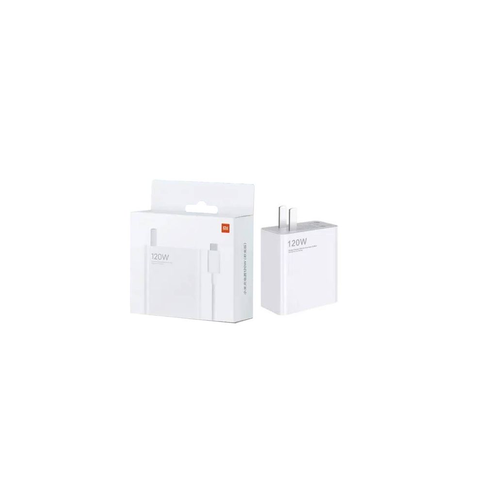 Cargador Xiaomi 67W, Carga Rápida, Original, Cable 1 metro, Blanco