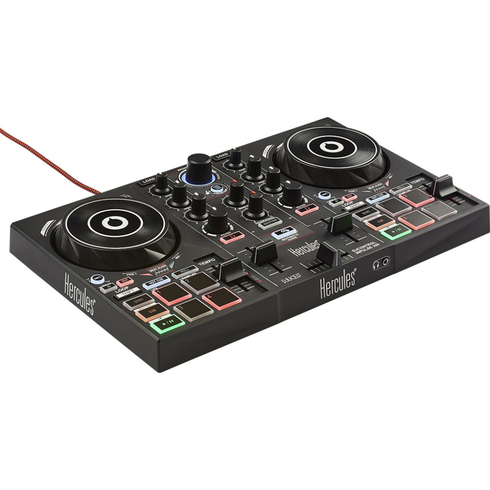 Controlador de Dj Compacto Hercules Djcontrol Inpulse 200