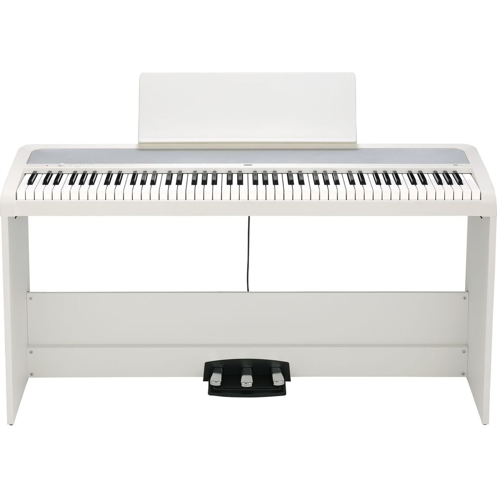 Piano Digital Korg B2Spwh de 88 Teclas con Soporte y Sistema de Tres  Pedales Blanco I Oechsle - Oechsle
