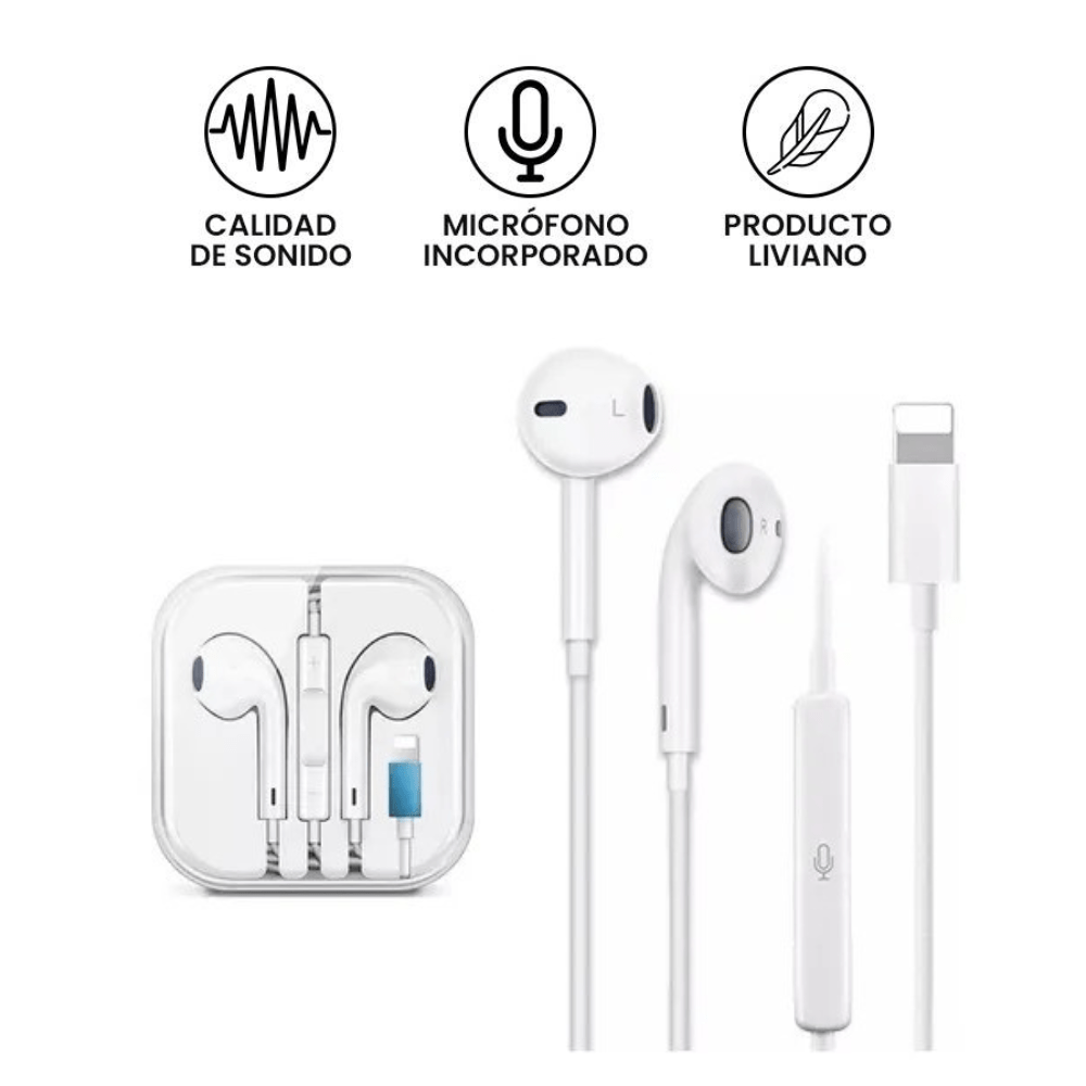Audífono con Conector Lightning