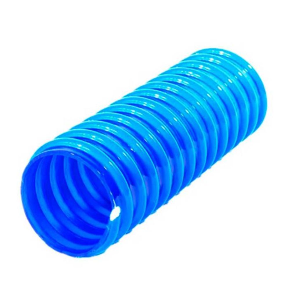 Manguera de Succión 2 Pulgadas Rollo de 50 Metros Azul