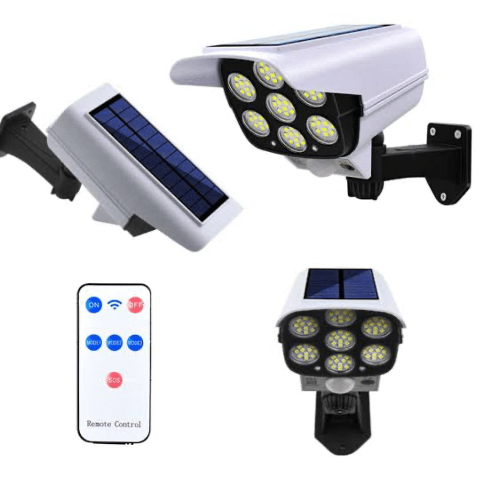 Lámpara Reflector Solar con Sensor de Movimiento