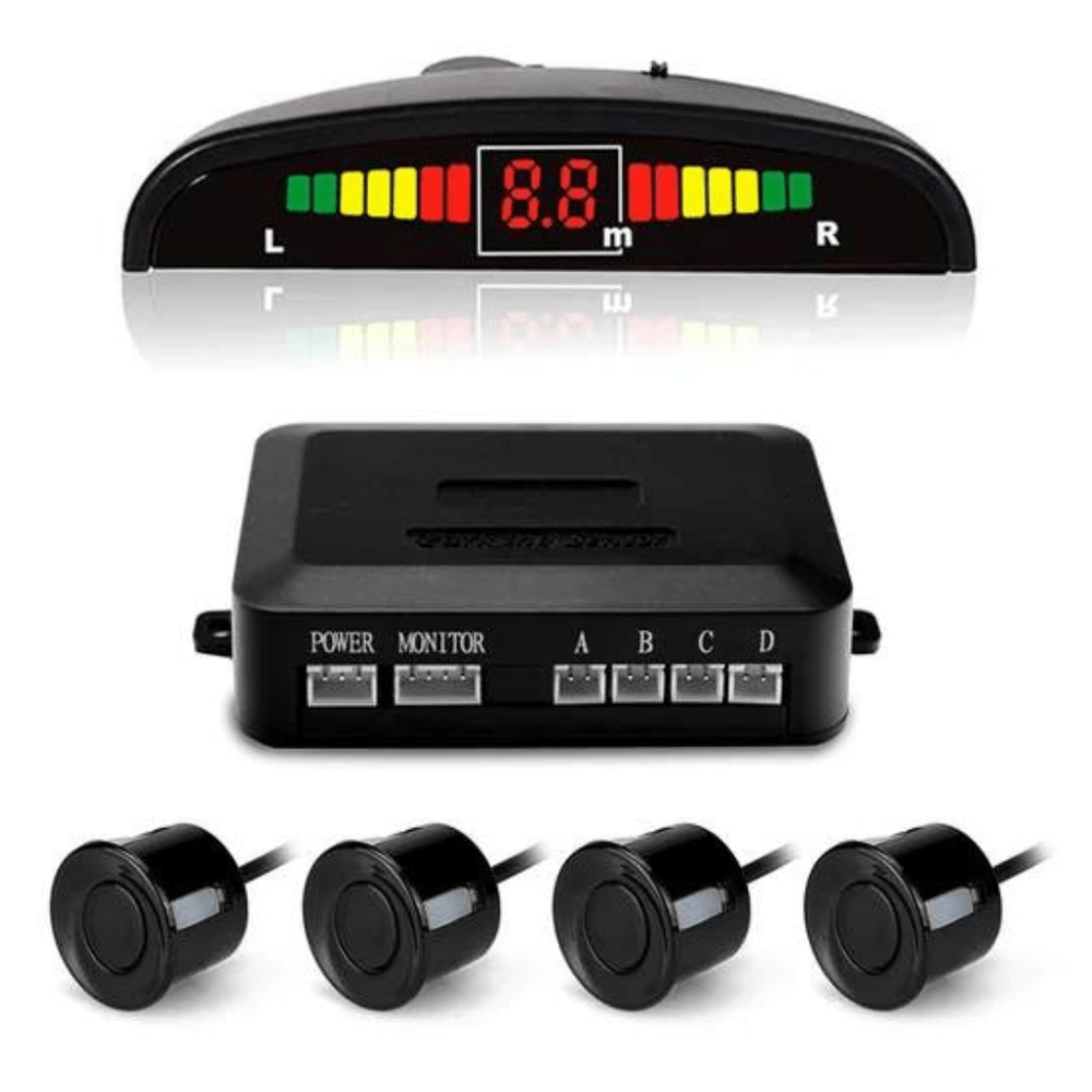 Sensor de Retroceso Parqueo Aparcamiento Pantalla LED SEISA