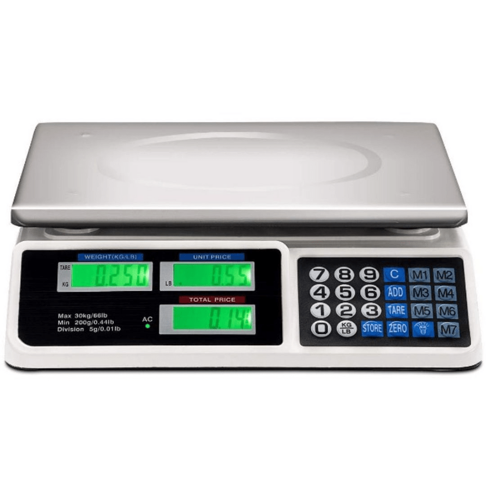 Balanza Comercial Electrónica 40 Kg Báscula Digital de Tienda Negocio