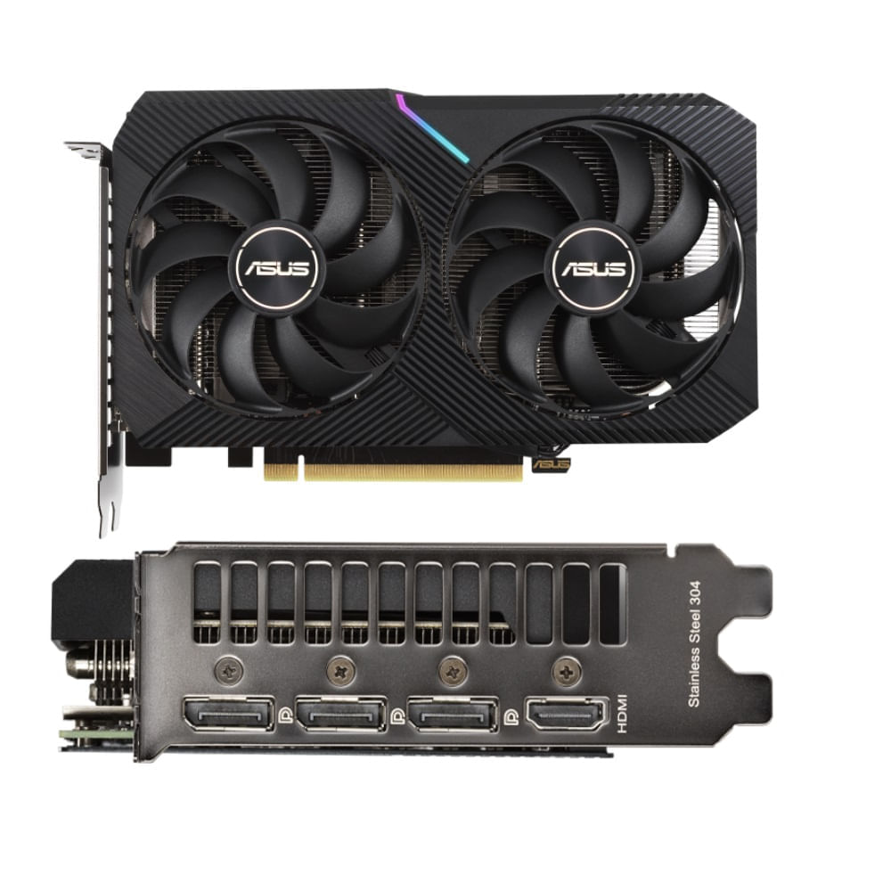 Tarjeta de video ASUS Dual GeForce RTX 3060 V2 OC 12GB GDDR6 PCI-E 4