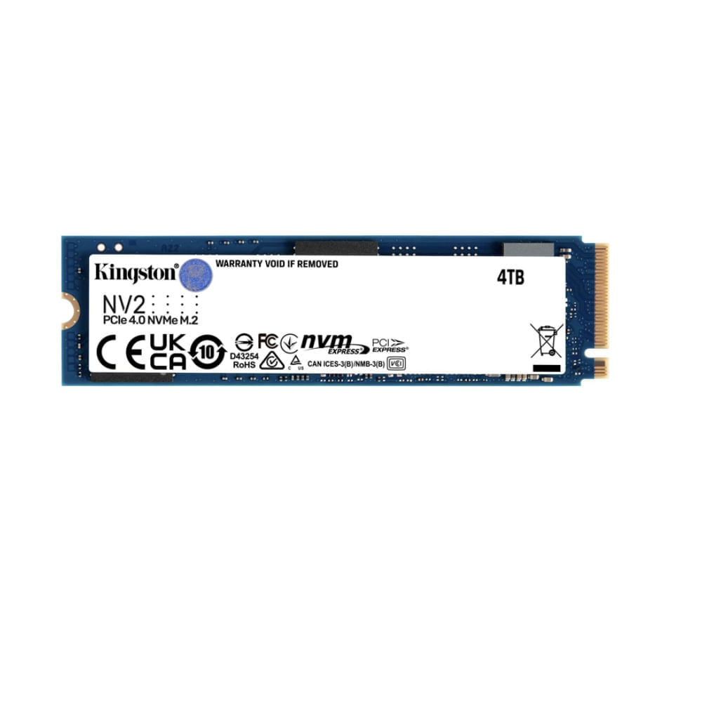 Disco SSD Kingston NV2 4TB NVMe PCIe 4.0