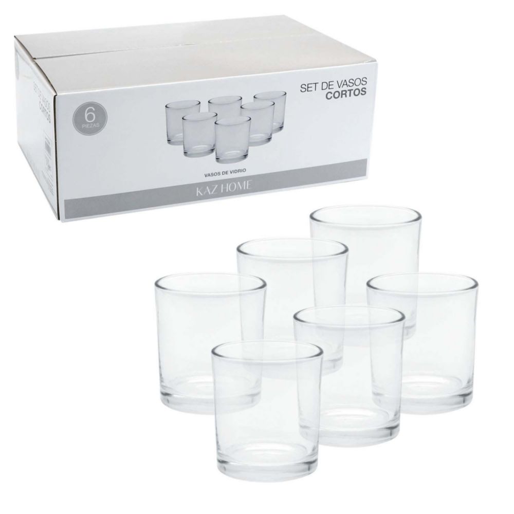 Vasos Set X 6 Piezas Cristar - Home Sentry