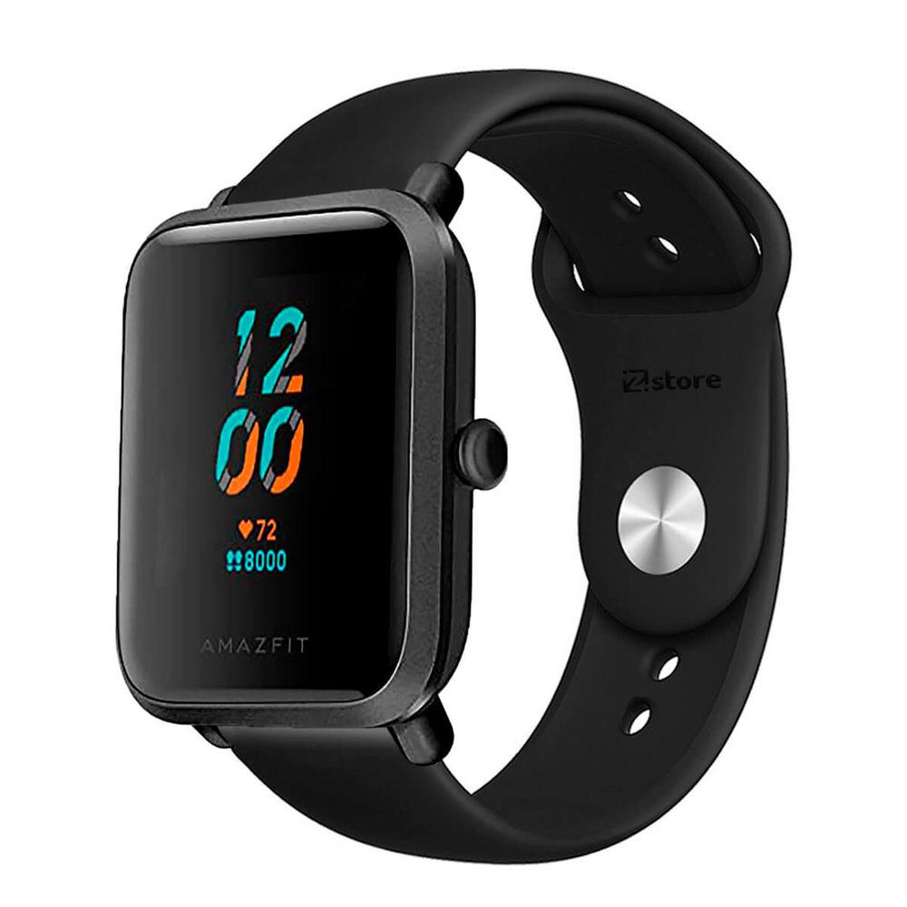 Correa Compatible Con Amazfit Bip Lite Negro Broche 20mm