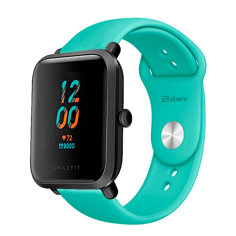 Correa Compatible Con Amazfit Bip S Verde Esmeralda Broche 20mm