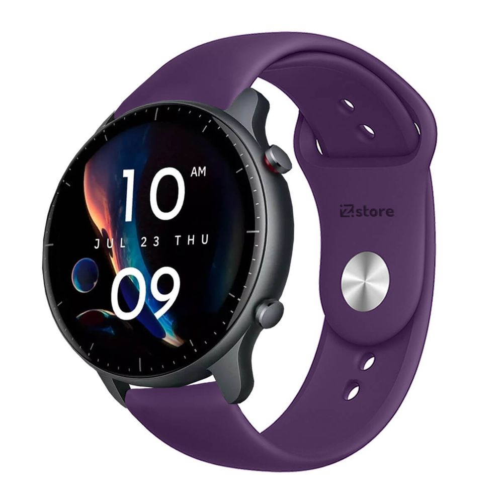 Correa Compatible Con Amazfit GTR2 Morado 22mm