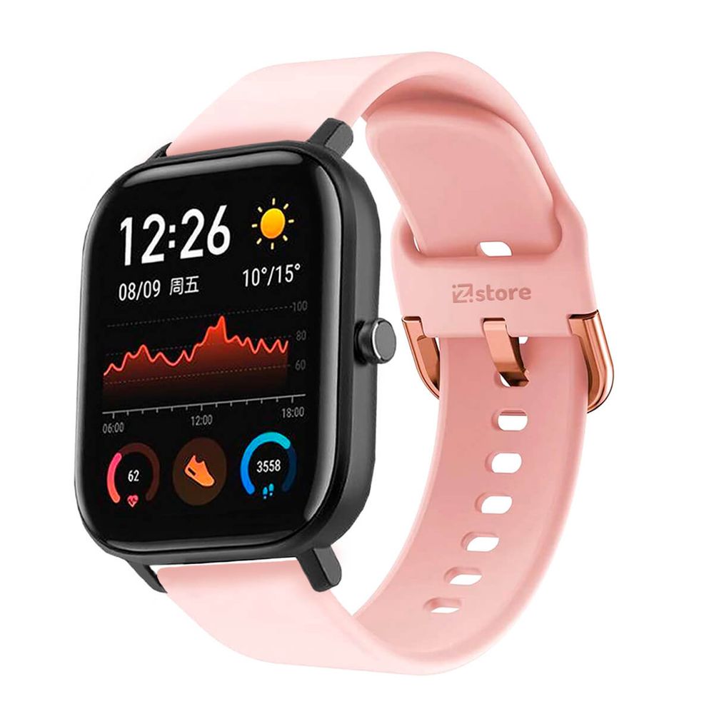 Correa Compatible Con Amazfit GTS Rosado Evilla 20mm