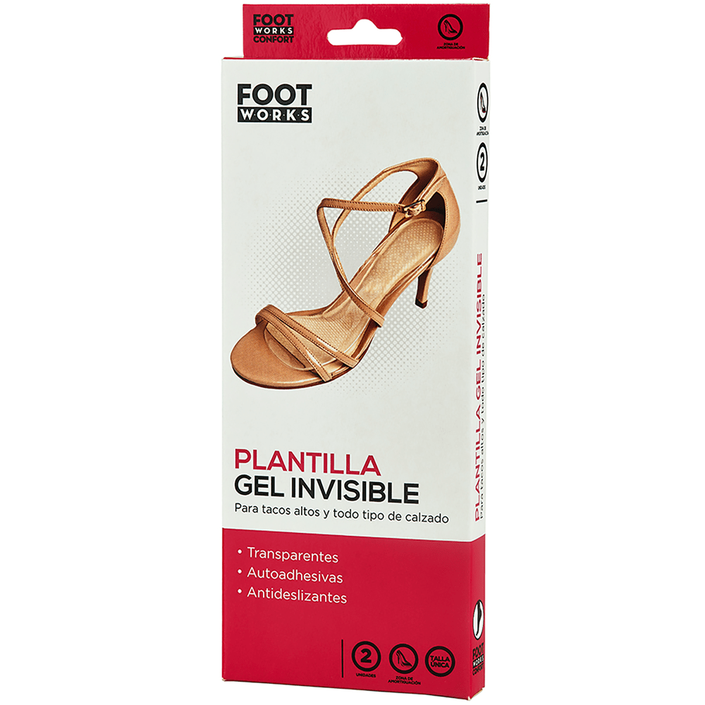 Plantilla Foot Works Gel Invisible