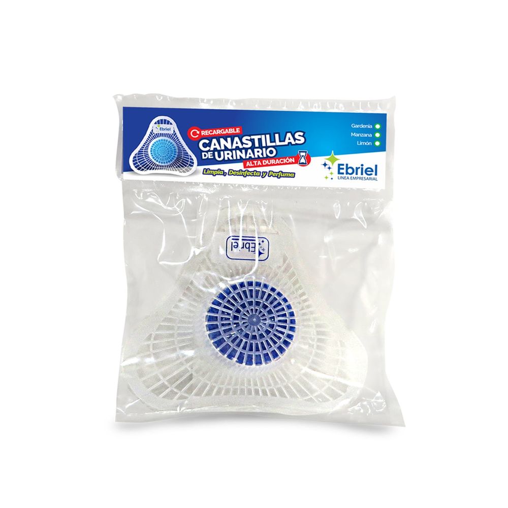 Canastilla con Pastilla de Urinario Ebriel de Aroma Lavanda