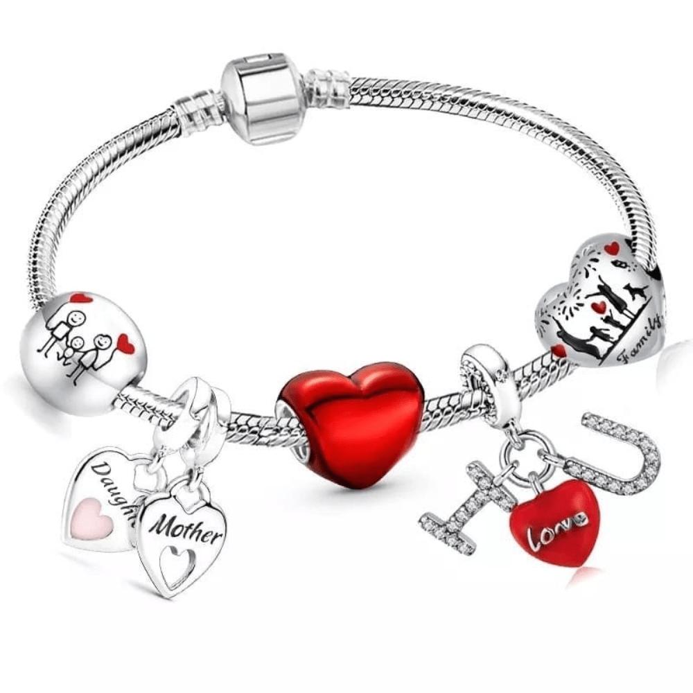 Pulsera Tipo Brazalete Love Mamá - Hija