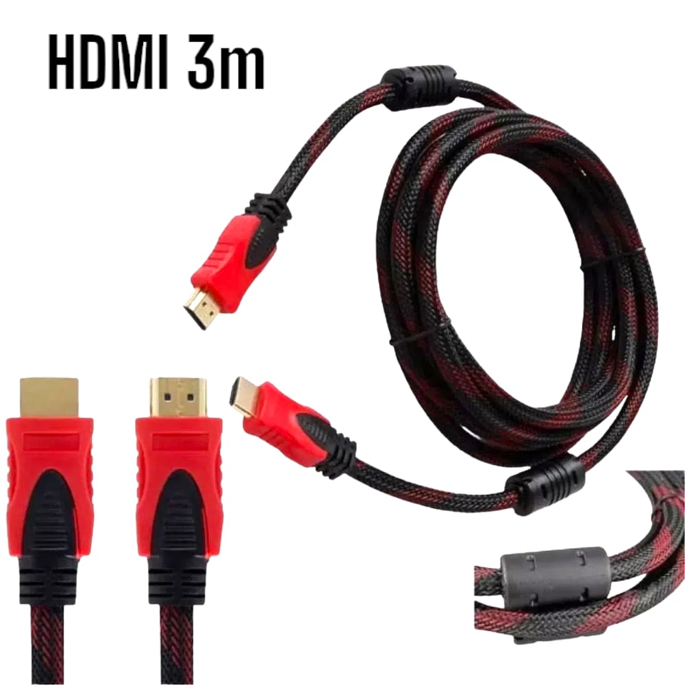 Cable Hdmi Full HD Enmallado de 3 metros - Promart