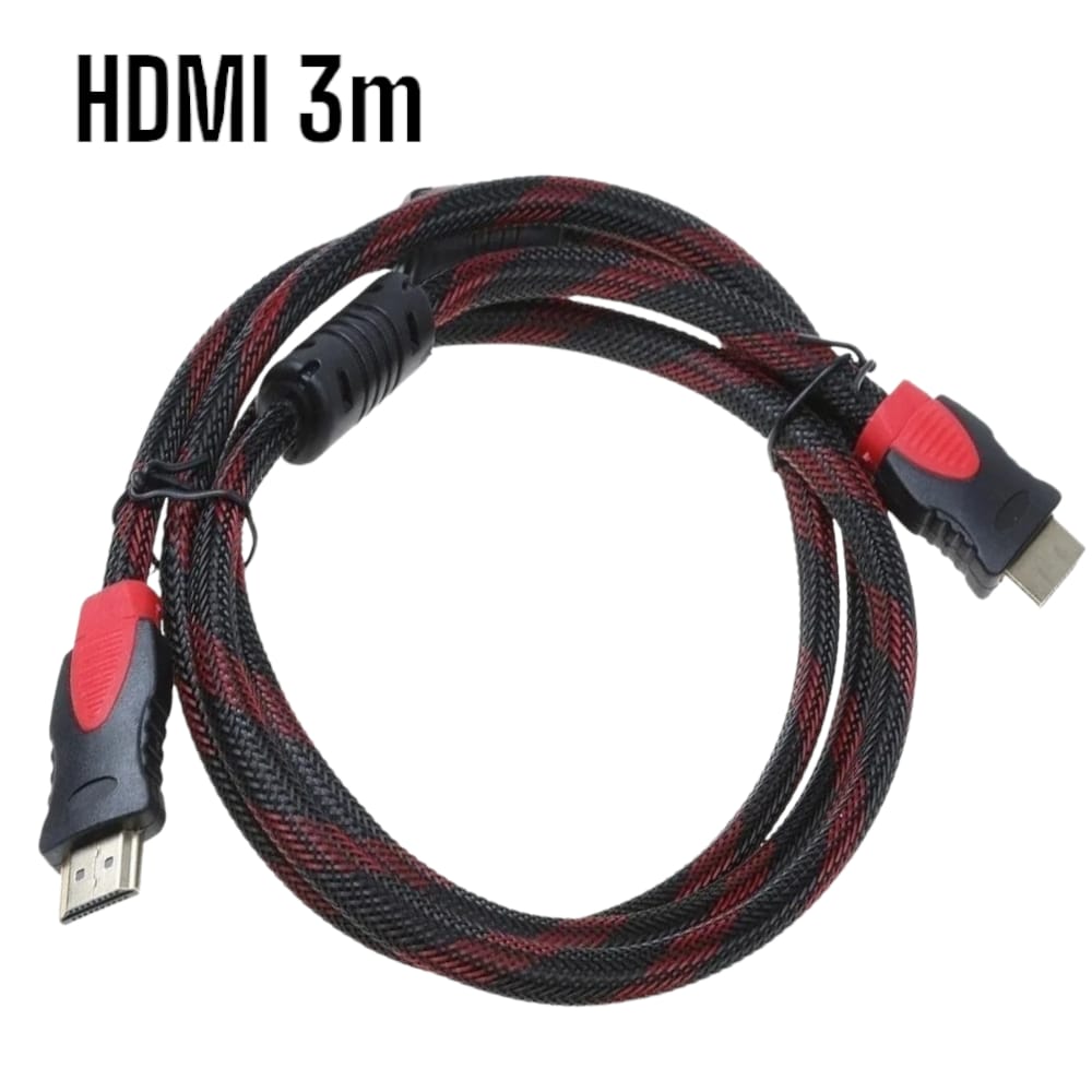 Cable HDMI-HDMI con Filtro 3m 3metros Full HD 3D V14 Enmallado I Oechsle -  Oechsle